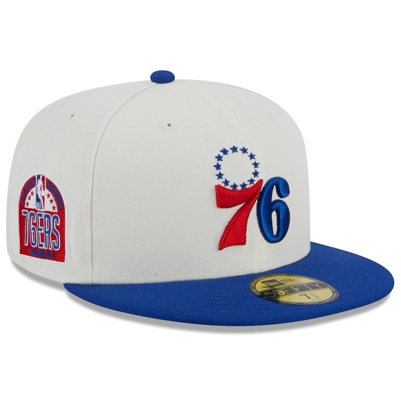 Philadelphia 76ers New Era Eastern Conference Side Patch 59FIFTY Fitted‎ Hat NBA - Picture 1 of 5